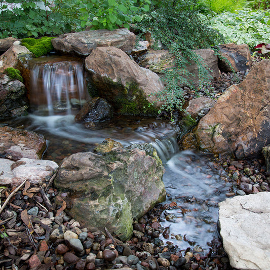 DIY Backyard Waterfall Kit with pump and tubing