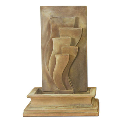 Deco Wall Fountain with water flowing