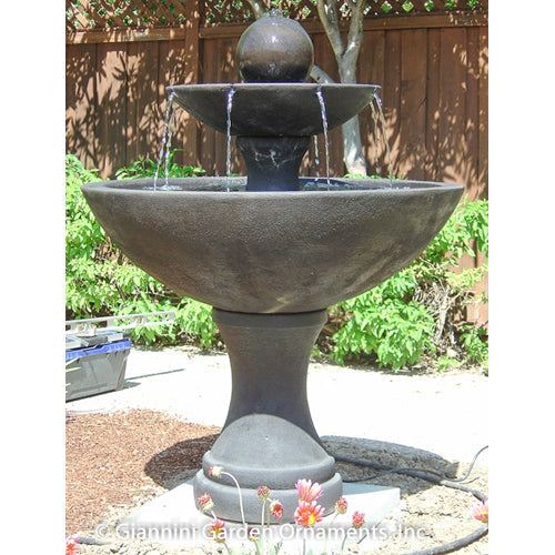 Doppia Fountain with water flowing