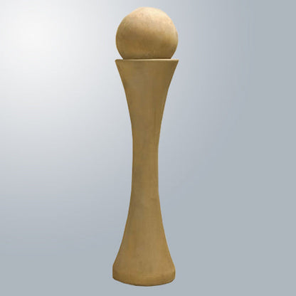 Equinox Sphere Fountain with water flowing