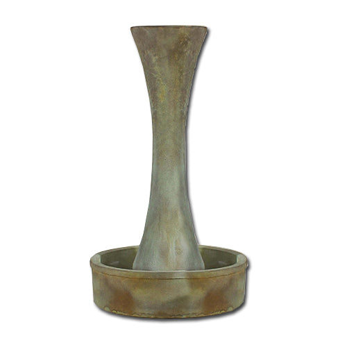 Equinox Round Fountain with water flowing