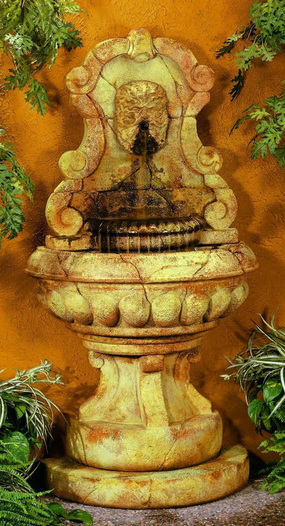 Europa Murabella Green Man Garden Fountain with water flowing