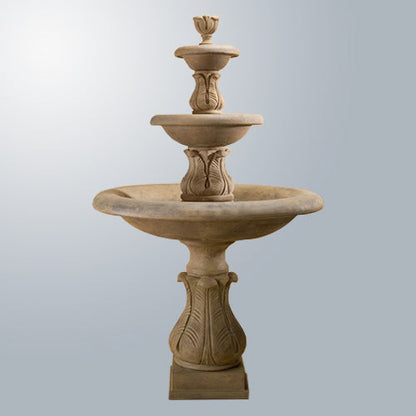 Folium Three Tier Fountain with Short Spacers