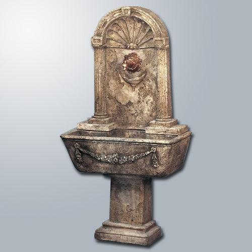 Foritalico Outdoor Water Fountain with Bronze Spout