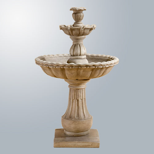 Gaetana Two Tier Fountain outdoor water feature