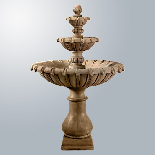 Grand Chateau Three Tier Fountain outdoor water feature