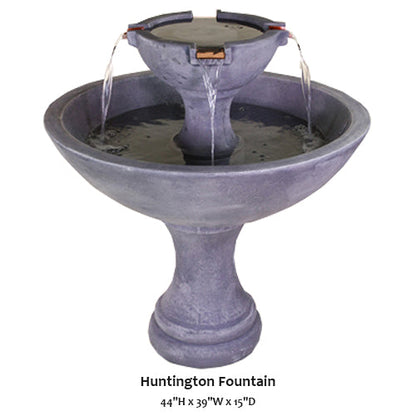 Huntington Fountain outdoor water feature with tiered design
