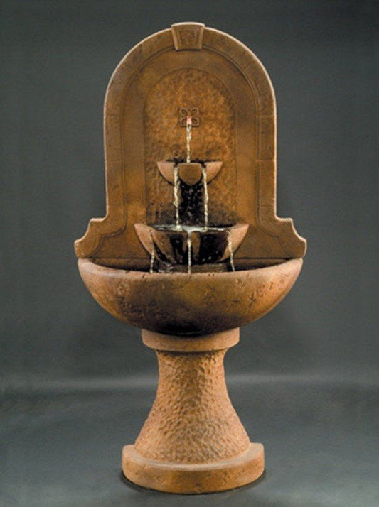 Mateo Wall Garden Fountain with water flowing