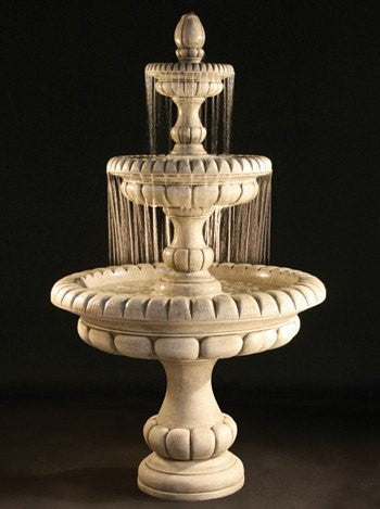 Large Pioggia Tiered Outdoor Fountain