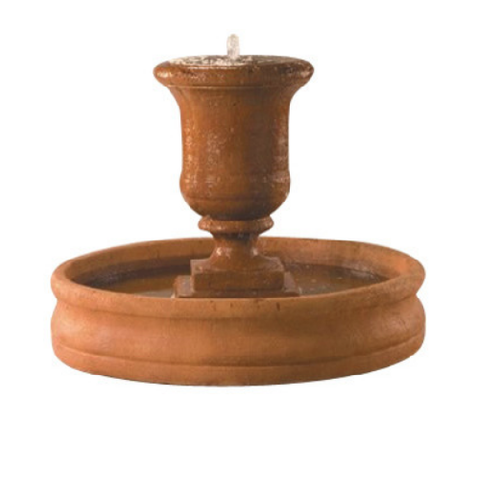Tall Urn Cast Stone Outdoor Fountain Medium size