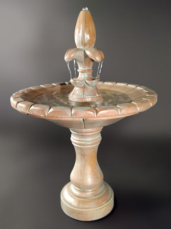 Monaco Fleur De Lis Fountain outdoor water feature