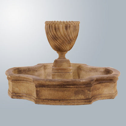 Montecarlo Pond Fountain with water spraying