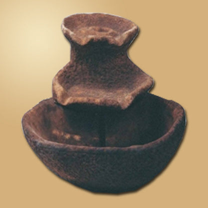 Mortaio Tabletop Fountain with water flowing