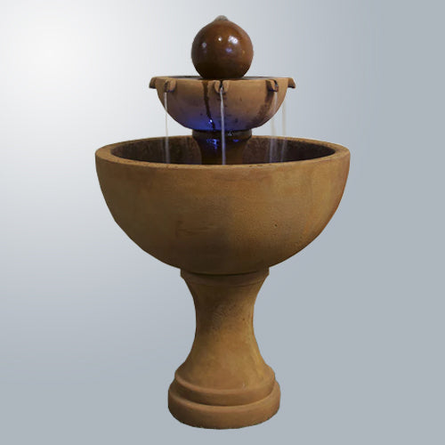 Orbis Two Tier Fountain for garden or patio
