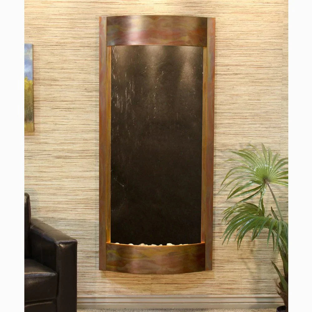 Pacifica Waters Wall Fountain with water flowing