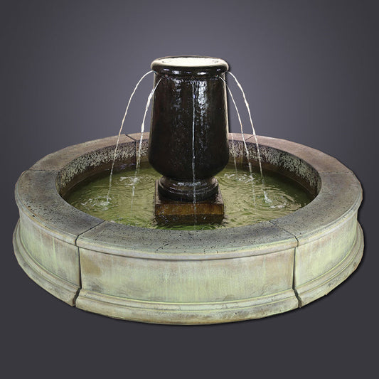 Palnum Urna Easy Pond Fountain with water flowing