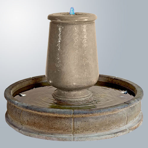 Planum Urna Fountain With 51 inch Pond water feature