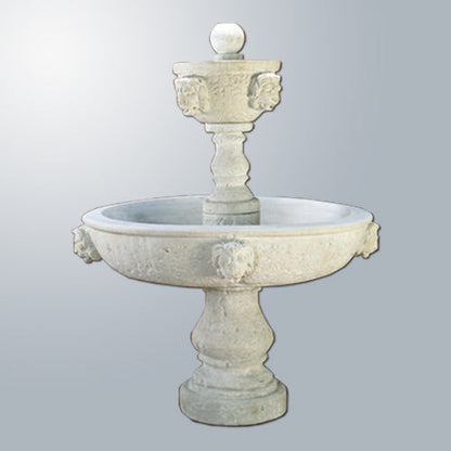 Pompeana Outdoor Water Fountain with tiered basins and decorative accents