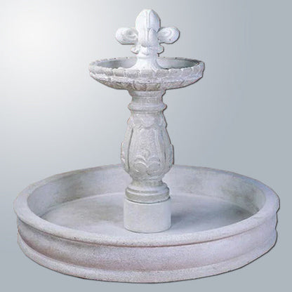 Prato Pond Outdoor Water Fountain with LED Lights
