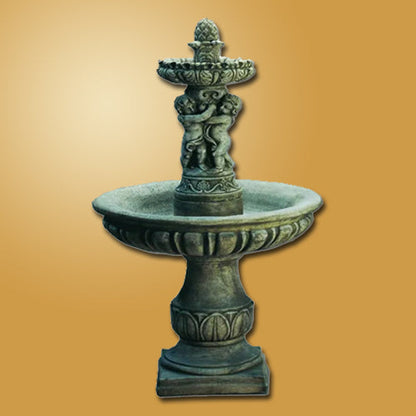 Putti Outdoor Water Fountain with Cherubs