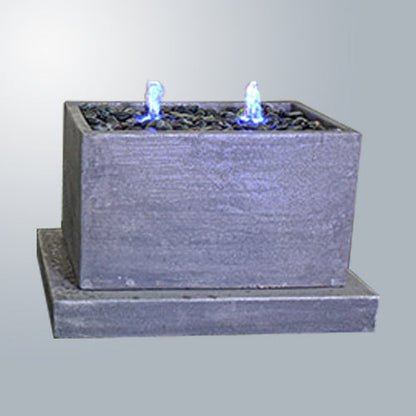 Pyxis Fountain Short water feature for garden or patio