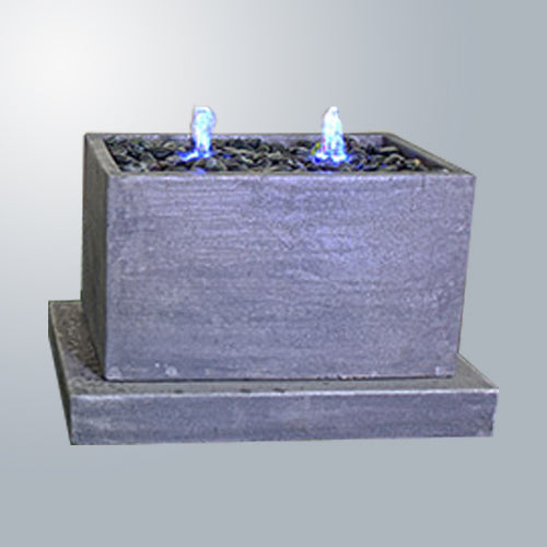 Pyxis Fountain Short water feature for garden or patio