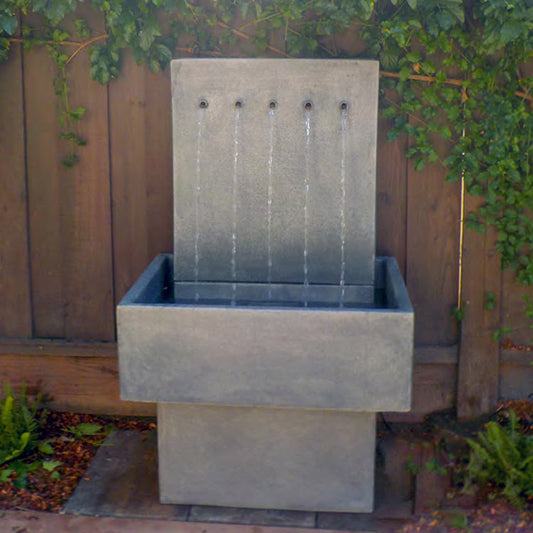 Quintus Wall Fountain Tall outdoor water feature