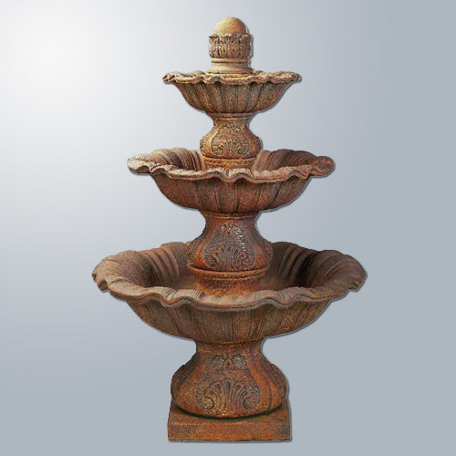 Regina Three Tier Fountain outdoor water feature