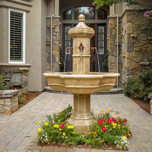 Roubaix Concrete Outdoor Fountain For Spouts