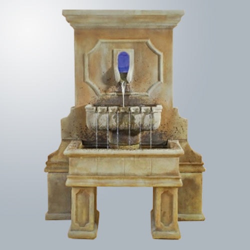 Savonna Wall Fountain With Legs outdoor water feature