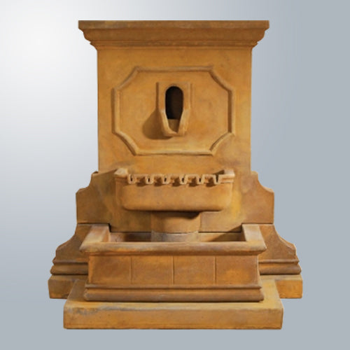 Savonna Wall Fountain With Step outdoor water feature