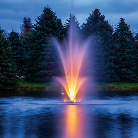 Scott Aerator Amherst Pond Fountain in water