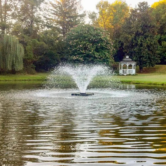 Scott Aerator Solar Pond Aerator DA-20 with two solar panels