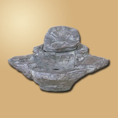 Slate Tabletop Fountain with Water Flowing
