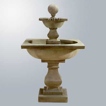 Solara Two Tier Fountain outdoor water feature