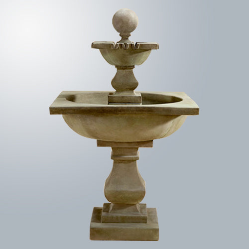 Solara Two Tier Fountain outdoor water feature