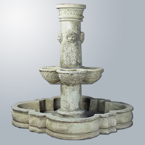 Stagioni Pond Outdoor Fountain with water flowing