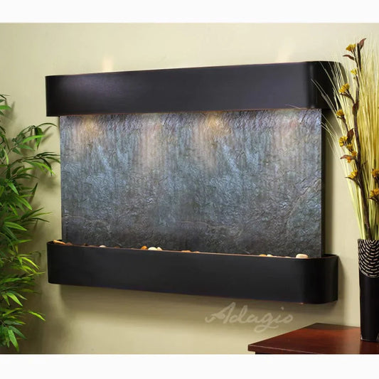 Sunrise Springs Wall Fountain with water flowing