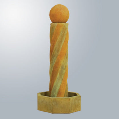 Swirl Water Fountain for garden or patio