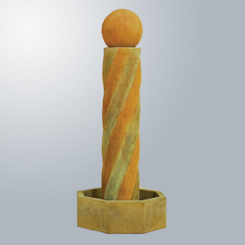 Swirl Water Fountain for garden or patio