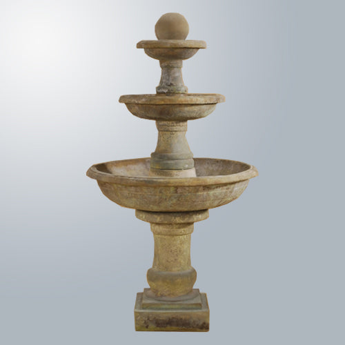 Tosca Three Tier Fountain outdoor water feature