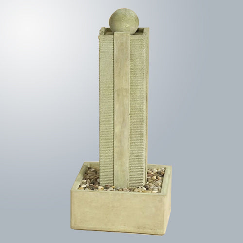 Tower Fountain water feature for garden or patio