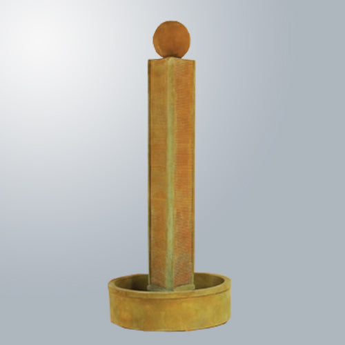 Tri Water Fountain with three tiers and flowing water