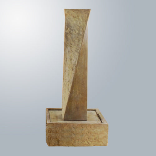 Twist Rock Fountain outdoor water feature