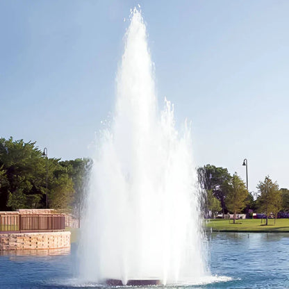 Vertex Multi Geyser Floating Pond Fountain in water
