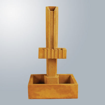 Water Channel Fountain with flowing water