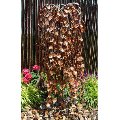 60 inch copper weeping elm tree garden fountain