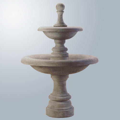 Westminster Two Tier Fountain Tall outdoor water feature
