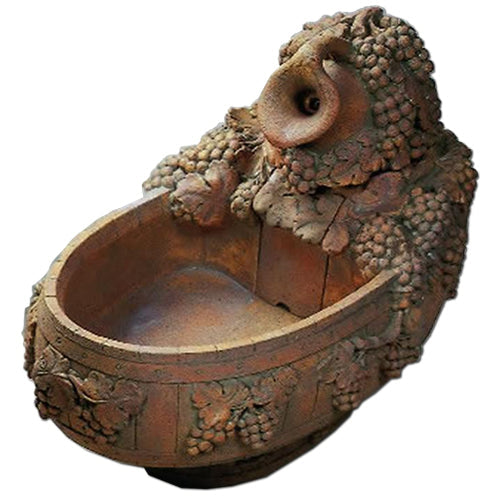 Wine Jug Outdoor Water Fountain with cascading water