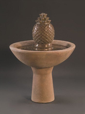 Aloha Pineapple Small Water Fountain for indoor or outdoor use
